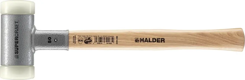 HALDER Schonhammer SUPERCRAFT 50mm rsfr Zertifiziert