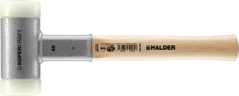 HALDER Schonhammer SUPERCRAFT 60mm rsfr Knallerangebot