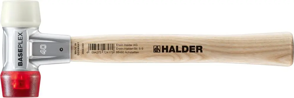 Jetzt Kaufen HALDER Schonhammer Baseplex 40mm CA / Nylon
