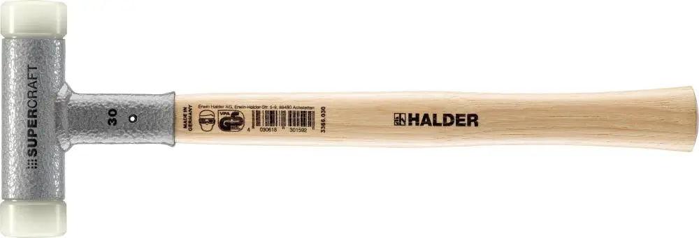 HALDER Schonhammer SUPERCRAFT 30mm rsfr Neue Kollektion