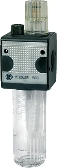 Markenware RIEGLER Nebelöler multifix mit Polycarbonatbehälter BG1 G1/4