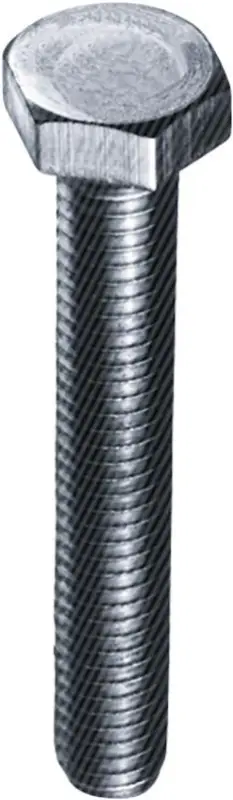 E-NORMPRO DIN 933 8.8 galZn M5x10 HP Versand Am Gleichen Tag