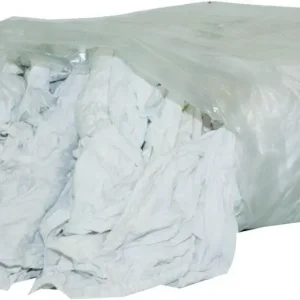 Echt Trikotputzlappen weiß, 5 kg