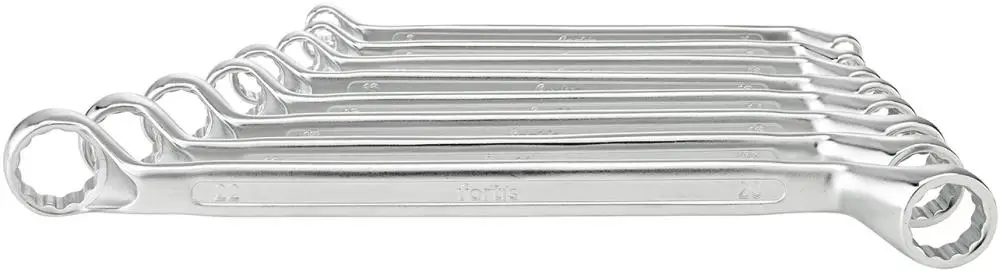FORTIS Doppelringschlüssel-Satz DIN838 6-22mm 8-teilig in Karton Heißes Angebot
