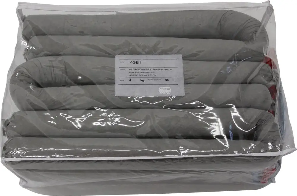 Super-Preis Notfallset, Tasche, Inh. grau, Aufnahme 50L PP-Bindevlies hohe Aufnahmekapazität