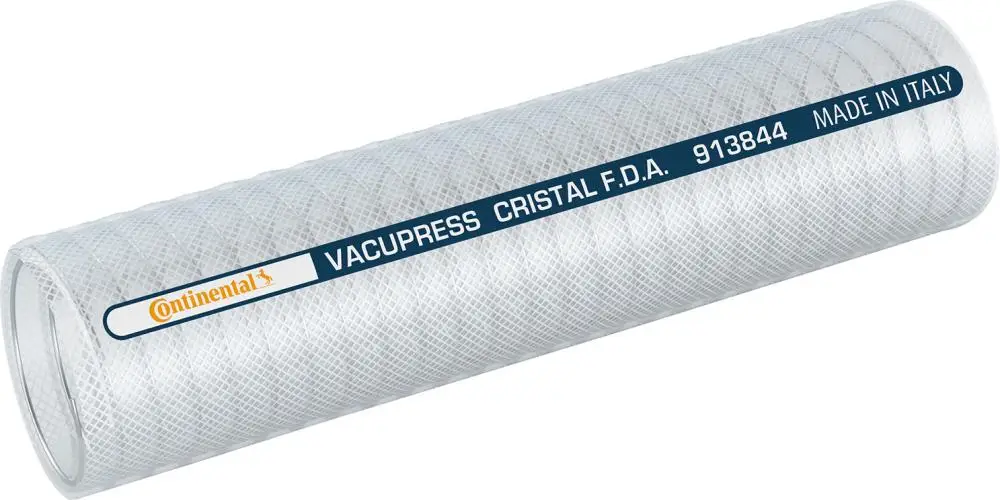 CONTINENTAL Saug- und Druckschlauch VACUPRESS CRISTAL FDA 50x6,5mm, 30m Echt