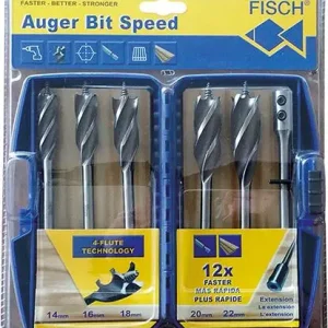Versand Am Gleichen Tag FISCH Schlangenbo.Bit-Satz150mm14-16-18-20-22+Verl