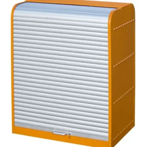 BAUER Gefahrstoff-Rollladenschrank RSG-4, lackiert, Gelborange Neue Ware
