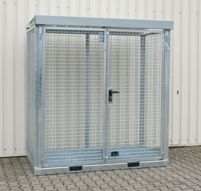 Heißes Angebot BAUER Gasflaschen-Container GFC-E/G M1, feuerverzinkt