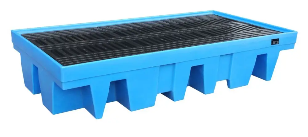 BAUER GREEN-LINE PE-Auffangwanne WP-PE 2/11, aus robustem Polyethylen, Blau Must-Have