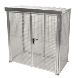 Aktuell BAUER Gasflaschen-Container GFC-M1/D-DF, feuerverzinkt