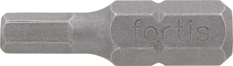 Aktuell FORTIS Bit zähhart 1/4" DIN3126 C6,3 Innensechskant 8x25mm 10er Pack