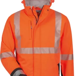 Markenprodukt ELYSEE Warnjacke Lukas,SoftshellGr. L, orange/schwarz