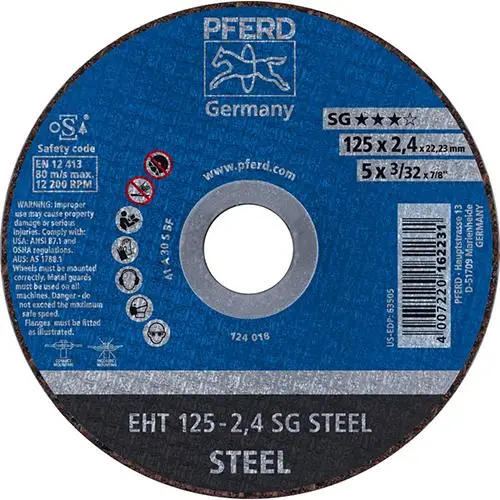 Schnäppchen PFERD Trennscheibe gerade A30SSG 125x2,4mm