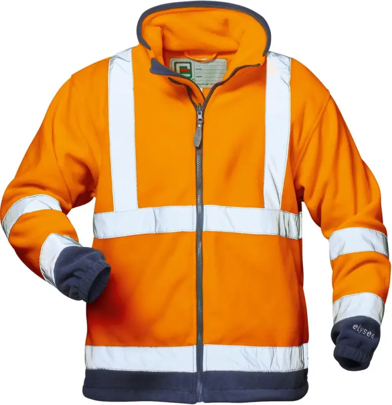 ELYSEE Warn-Fleecejacke BenediktGr. 2XL, orange/marine Solange Der Vorrat Reicht