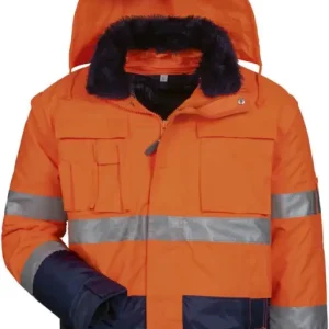 Bestpreis ELYSEE Warnjacke Volker, Gr. XL, orange/marine