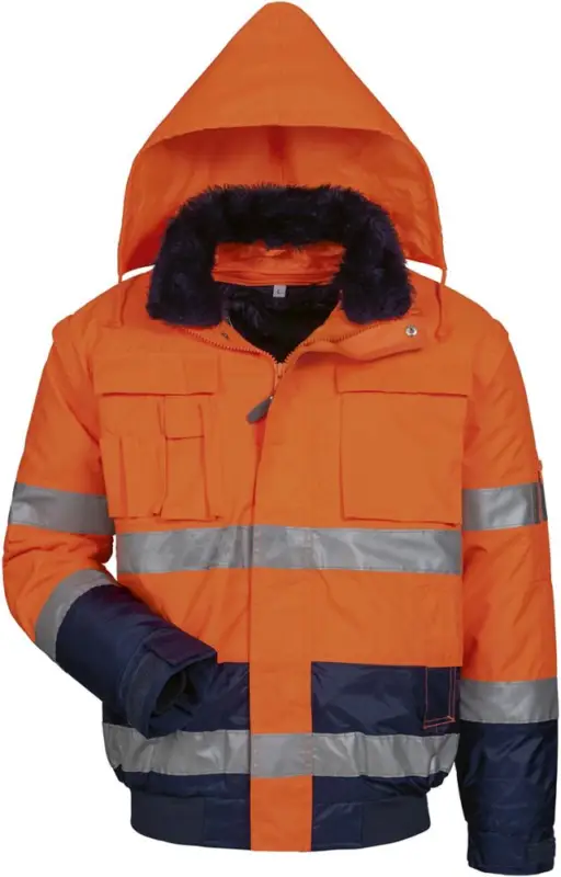 Bestpreis ELYSEE Warnjacke Volker, Gr. XL, orange/marine