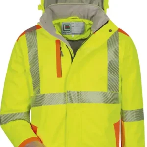 Kracherpreis ELYSEE Warnjacke Rickmer, Softshell,L,gelb/orange
