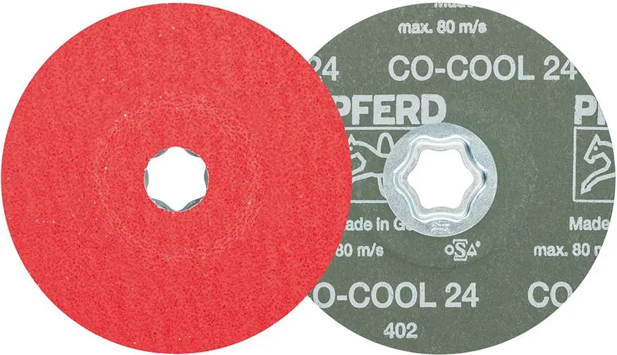 PFERD Fiberschleifscheibe CC-FSCO-COOL 125mm K24 Zertifiziert