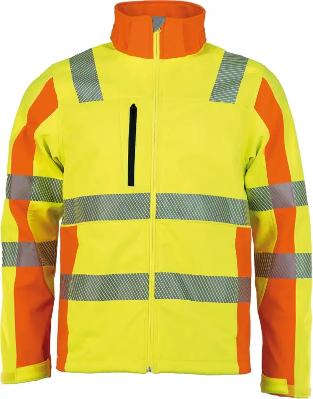 ASATEX Warnjacke Softshell, Prevent, gelb, Gr.M Highlight