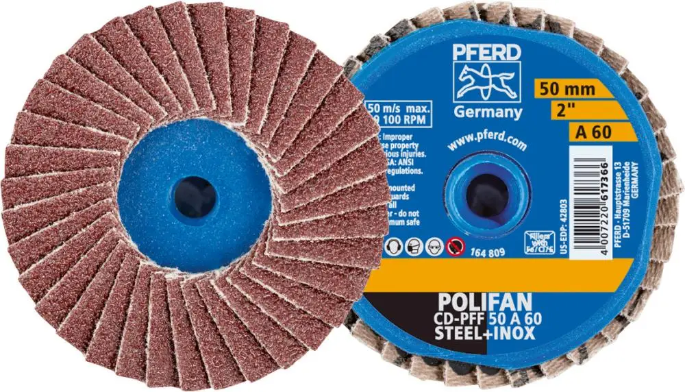 PFERD COMBIDISC Mini-Polifan Korund 50mm K60 Top-Angebot