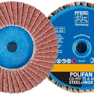 Neuheit PFERD Mini-Polifan COMBIDISC 75mm K 40 Korund
