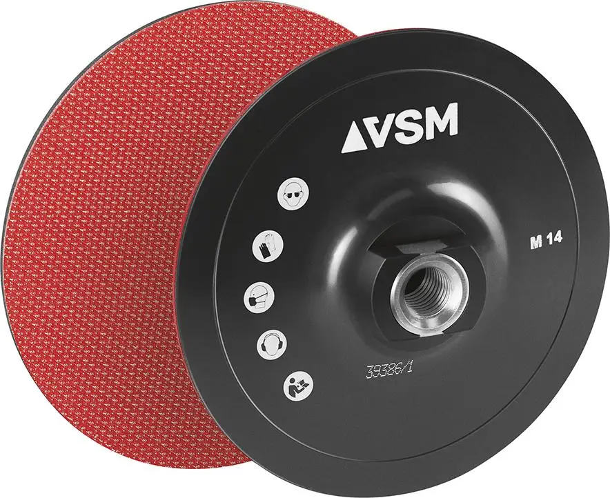 Geprüft VSM Stützteller Klett M14 115mm