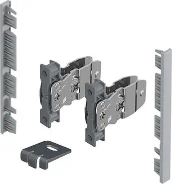 HETTICH Frontverbinder,9257619,anthrazit Saisonangebot