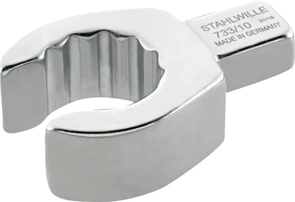 Markenprodukt STAHLWILLE Einsteck-Ringschlüssel offen 17mm 9x12mm