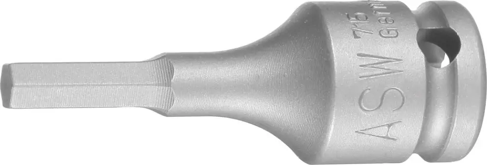 ASW Kraft- Schraubendrehereinsatz 3/8" Innensechskant 6mm Neu