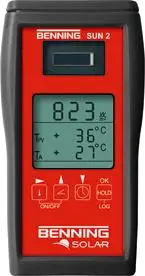 BENNING Einstrahlungs-/ Temperatur-Messgerät SUN2 Meistverkauft