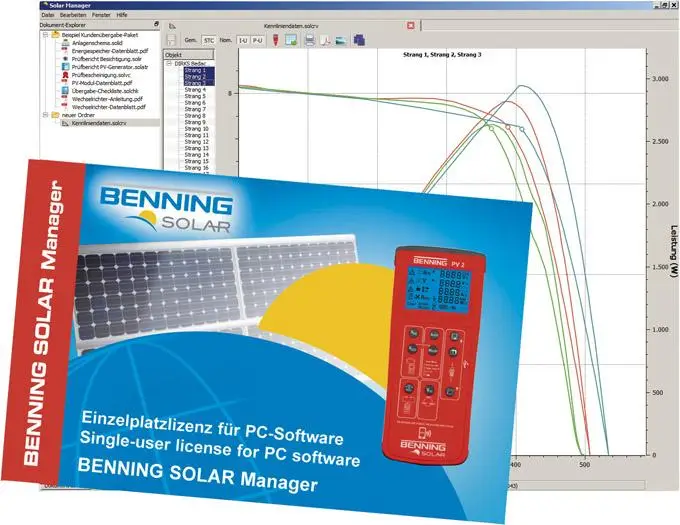 Ausverkauf BENNING PC-Software SOLAR Manager