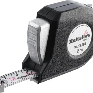 HULTAFORS Taschenbandmaß Talmeter 2mx13mm weiß Saisonangebot