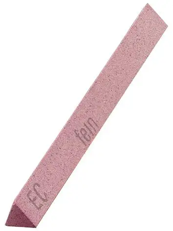 Neu MÜLLER Schleiffeile Edelkorund 3-kant 16x150mm fein