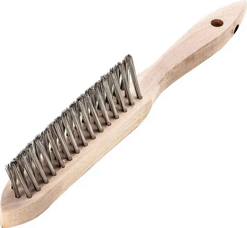Saisonangebot LESSMANN Kehlnahtbürste Stahldrahtglatt 3-reihig 0,35mm