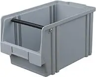 LA-KA-PE Sichtlagerkasten LK 2A grau 350/300x200x200 mm Top-Seller