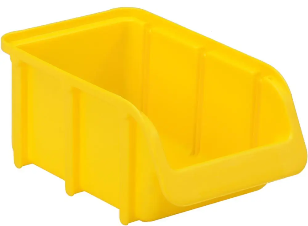 Solange Der Vorrat Reicht Sichtbox Gr.2 BxTxH 102x164x74 mm gelb