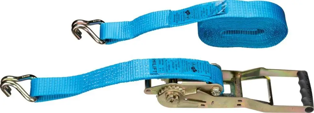 Markenware Langhebel-Zurrgurt 50mm 8m 5T Profilhaken