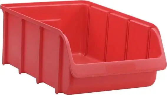 Sichtbox Gr.5 BxTxH 312x489x184 mm rot Schnäppchen