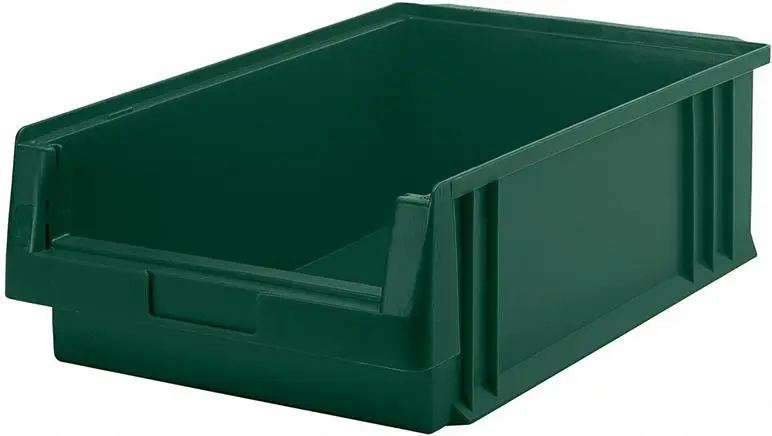 Günstig LA-KA-PE Sichtlagerkasten PLK 1c B315xT500xH150 mm grün