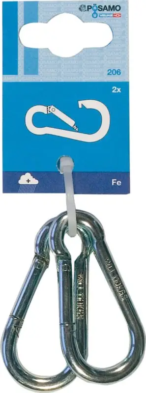 Angebot PÖSAMO Feuerwehr-Karabinerh.(SB)galZn 80x 8mm a 1 Stk