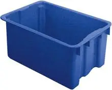Ausverkauf LA-KA-PE Drehstapelbehälter 45 l B600xT400xH250 mm blau