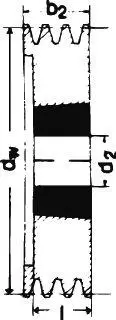 Keilrillenscheibe SPZ/10, 2-rillig, 112 mm, Taper-Buchse 1610 Garantierte Lieferung
