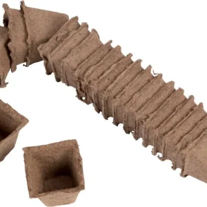Bestseller FLORAWORLD Anzuchttöpfe 6x6cm 20 Stk. Eckig