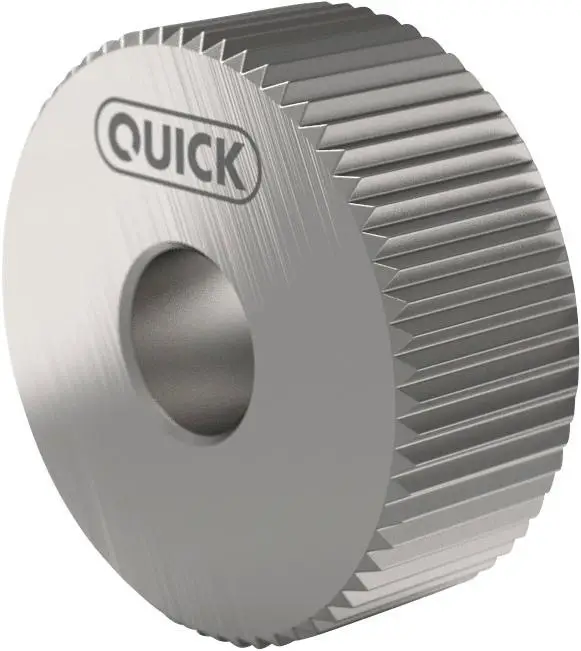 Preisknaller QUICK Rändelrad PM AA 10x4x4 G7 P0,5 mit Fase