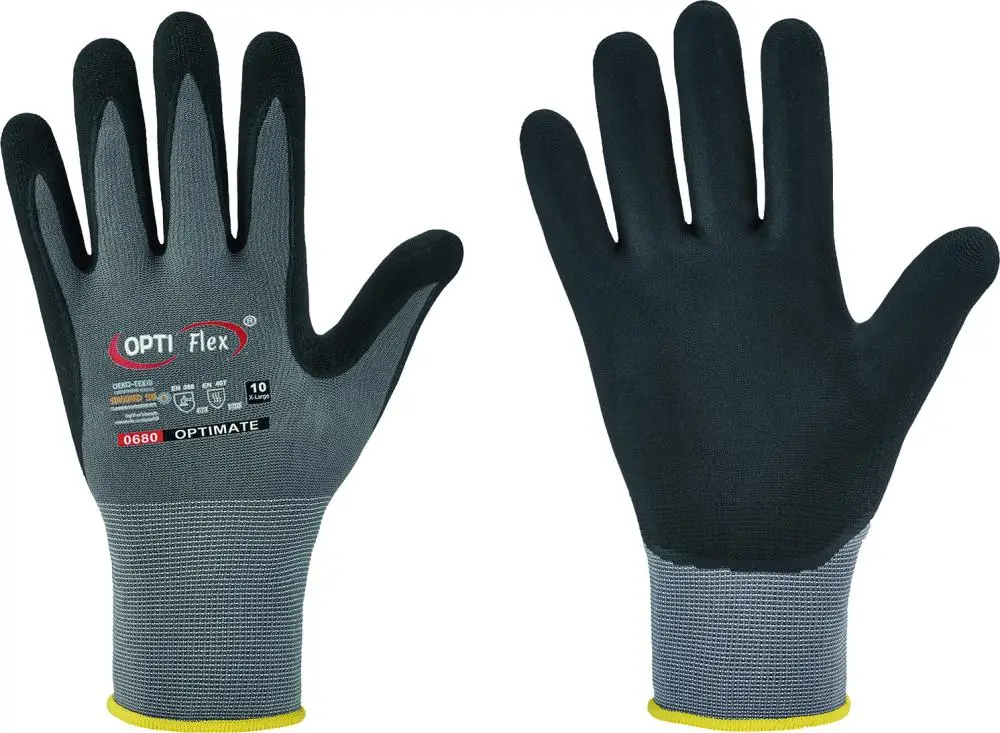 OPTI FLEX Handschuh Optimate, Nitril, Gr.10 Versand Am Gleichen Tag