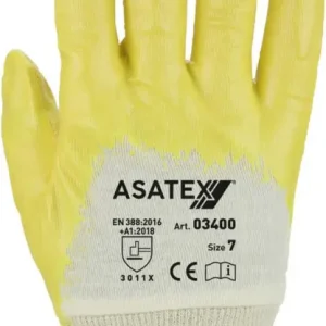 Abverkauf ASATEX Handschuh, Nitril, Gr.10,gelb