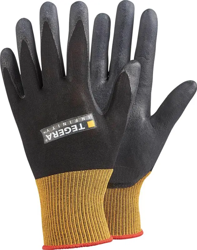 Zertifiziert TEGERA Strickhandschuh Nitrilbe.Tegera 8800, Gr. 8