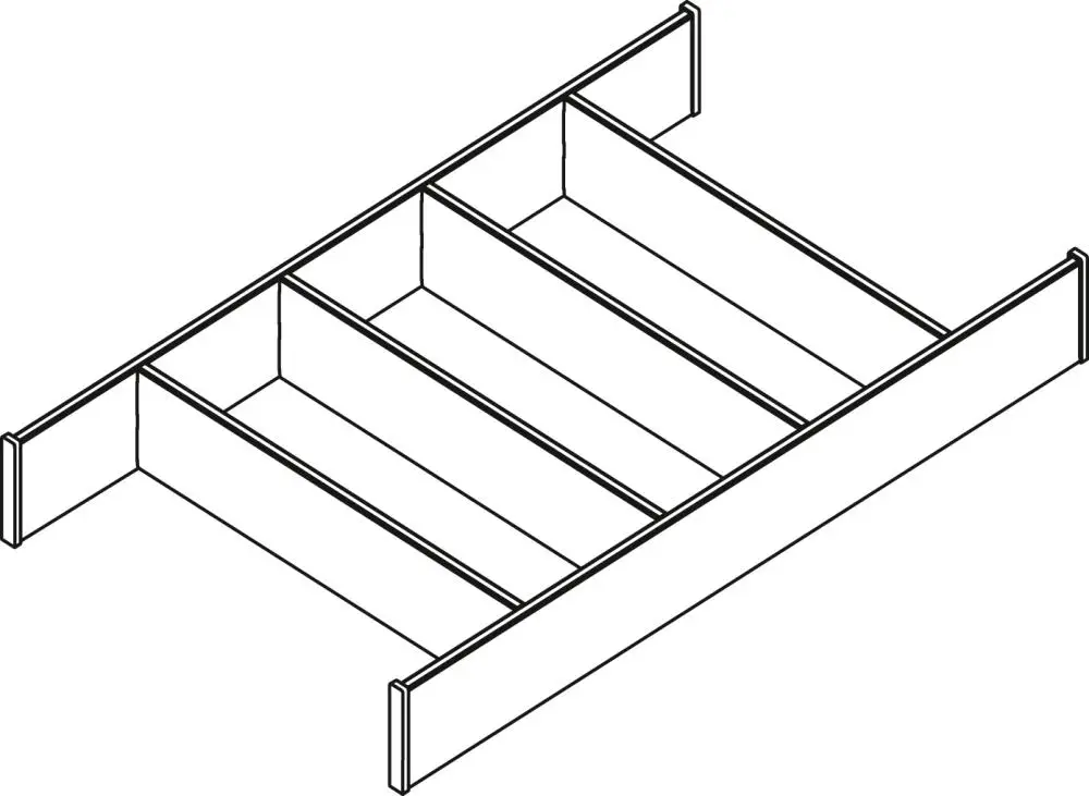 Bestpreis HETTICH OrgaTray 630, 500 mm, anthrazit