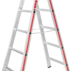 Zertifiziert Sprossenstehleiter 2x5 Spr. 1,47 m